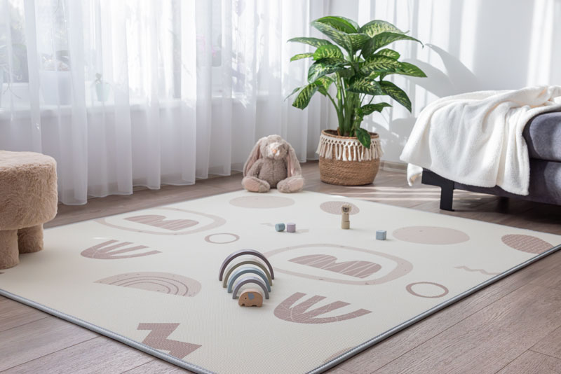 Minimalistický dětský koutek v obýváku